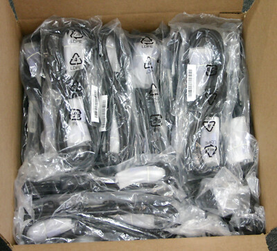 Lot of 60 Hotron Dell 6' 6FT Standard 15 Pin VGA Male to Male Cable New in Bags