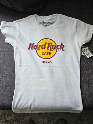 Hard Rock Cafe T-shirt Gr. XS X-Small weiß neu mit Etikett