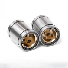 5pcs Extended outer steel inner copper liner linear bearing copper sleeve
