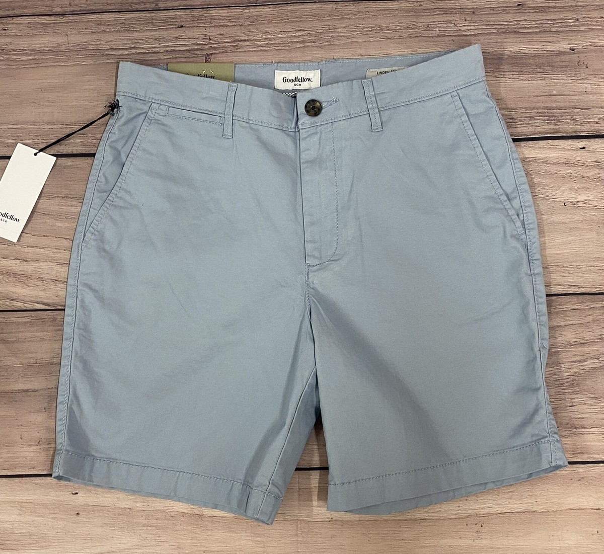 Short ample en lin mélangé | Bleu | Tommy Hilfiger