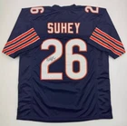 Matt Suhey Chicago Autographed Signed Blue Football Jersey JSA COA
