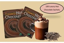 Fairtrade Luxury Hot Chocolate Sachets, Large 25g – Smooth & Indulgent