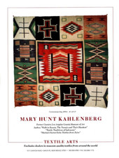 1993 AMERICAN INDIAN GERMANTOWN RUG PRINT AD, MARY HUNT KAHLENBERG PRINT AD