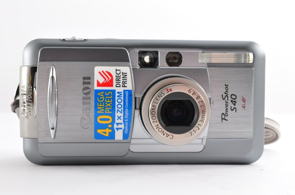 Canon Powershot S40 Digital Camera 4.0MP w/Box [Near Mint