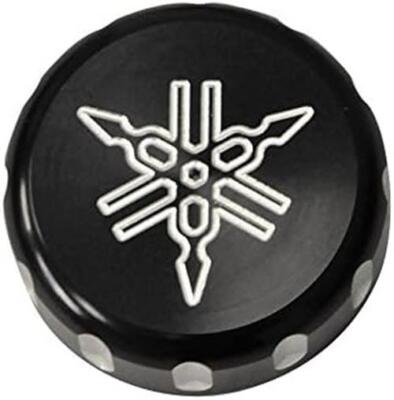 Rear Brake Fluid Reservoir Cap 98 - 25  Yamaha R1 Black Billet Aluminum New USA