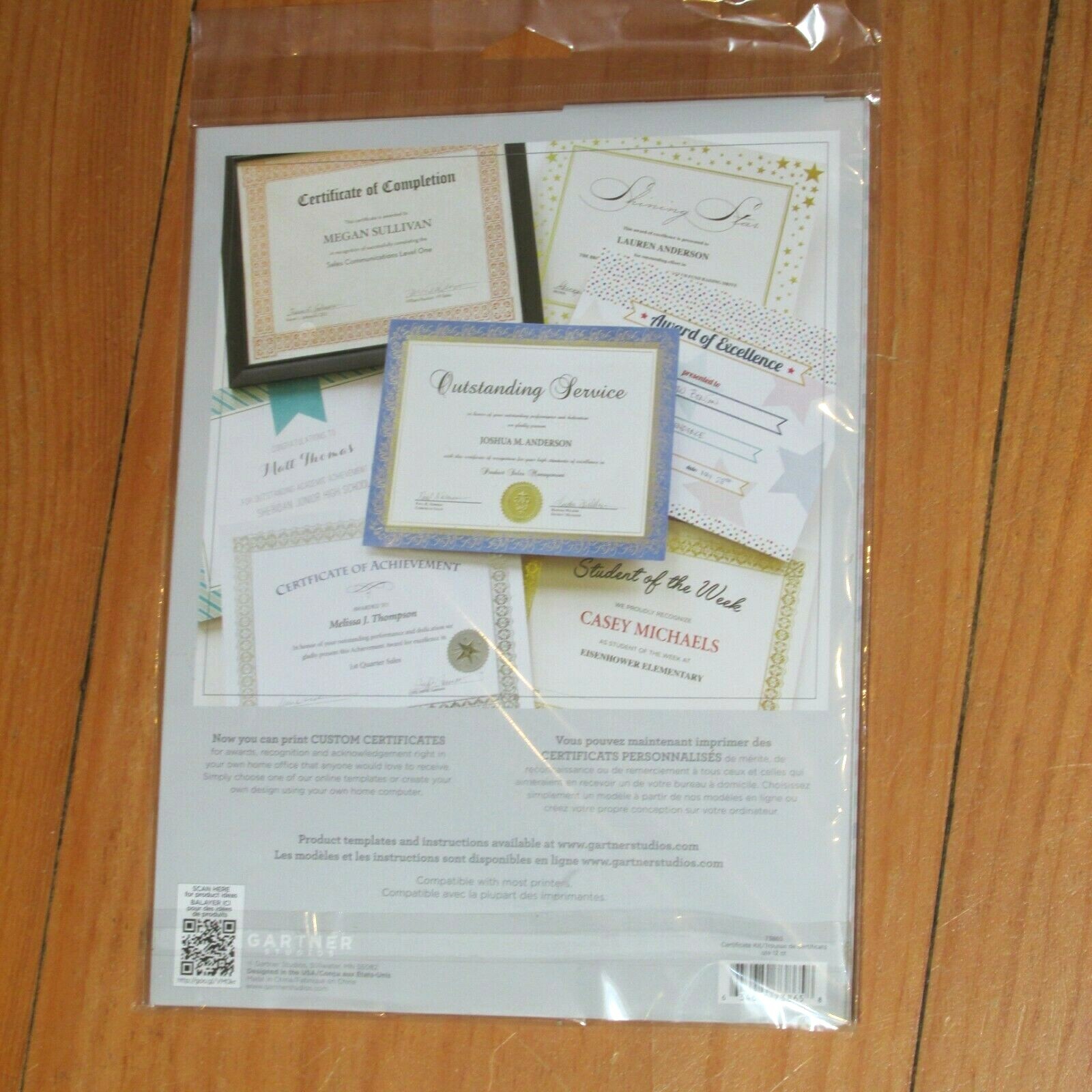 Gartner Studios Stripe Certificates With Seals 12ct for sale online eBay
