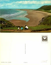 Rhossili Bay Glasgow Postcard Unused (36655)
