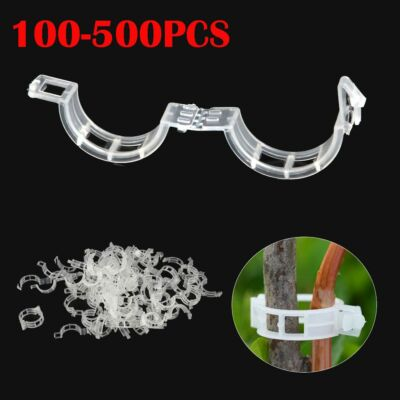 #ad 100 500X Plant Support Clips Tomato Veggie Garden For Trellis Twine Greenhouse $24.02