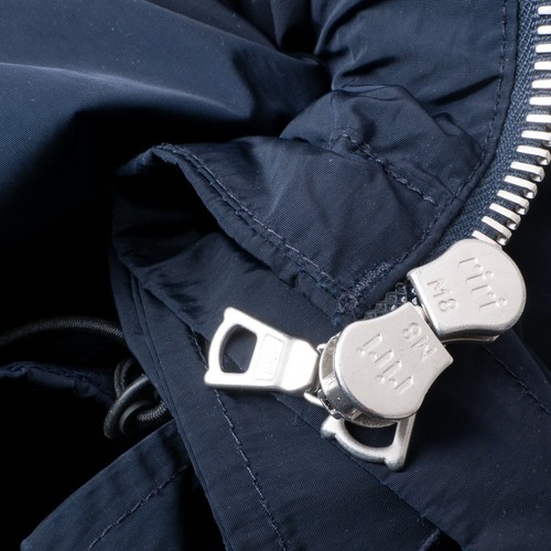 NORSE PROJECT Men's Nylon Hooded Dark Blue Full-zip Windbreaker Jacket Size M - Picture 9 of 10