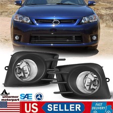 Fit 11-13 Scion Tc Front Bumper Fog Lights Lamp Clear H11 Bulbs Wiringswitch
