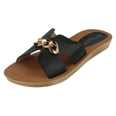 Mujer F0R0353 Sandalias Pantuflas de Verano Por Savannah Colección