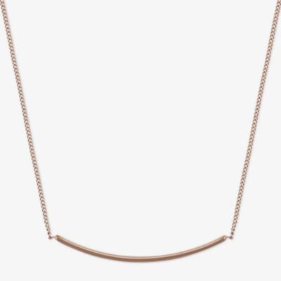 MILLNER Wharton Damen Halskette mit Anhänger Edelstahl Rose Gold  41 cm  Pendant