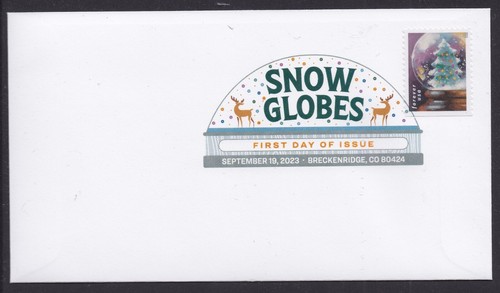 US 5816-5819 Snow Globes (set of 4) DCP FDC 2023 - Picture 5 of 6