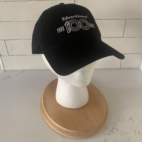 Edward Jones 100 Year Anniversary Black Baseball Hat Advertising Collectors - Picture 4 of 12