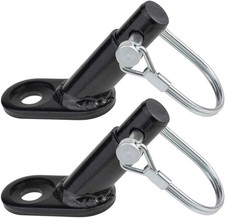 2 Packs Bike Trailer Coupler, Fengek Hitch Instep black, silver 