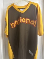 National League Majestic Cool Base Kershaw LA Dodgers MLB 2016 All Star Game XL
