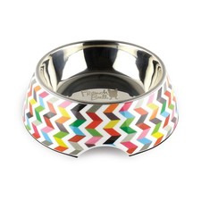 French Bull 12 oz. Pet Bowl, 2 Piece - Dog, Cat, Feeder, Nonslip, Stainless S...
