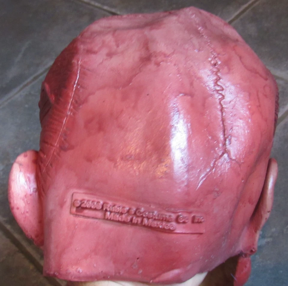 Skinner Mask Skinned Face Scary Monster Halloween Adult Costume Rubies 2006 - Image 3 of 4