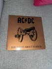 AC/DC  - For Those About To Rock  Vinyl Lp, Original Music Issue Vintage acdc