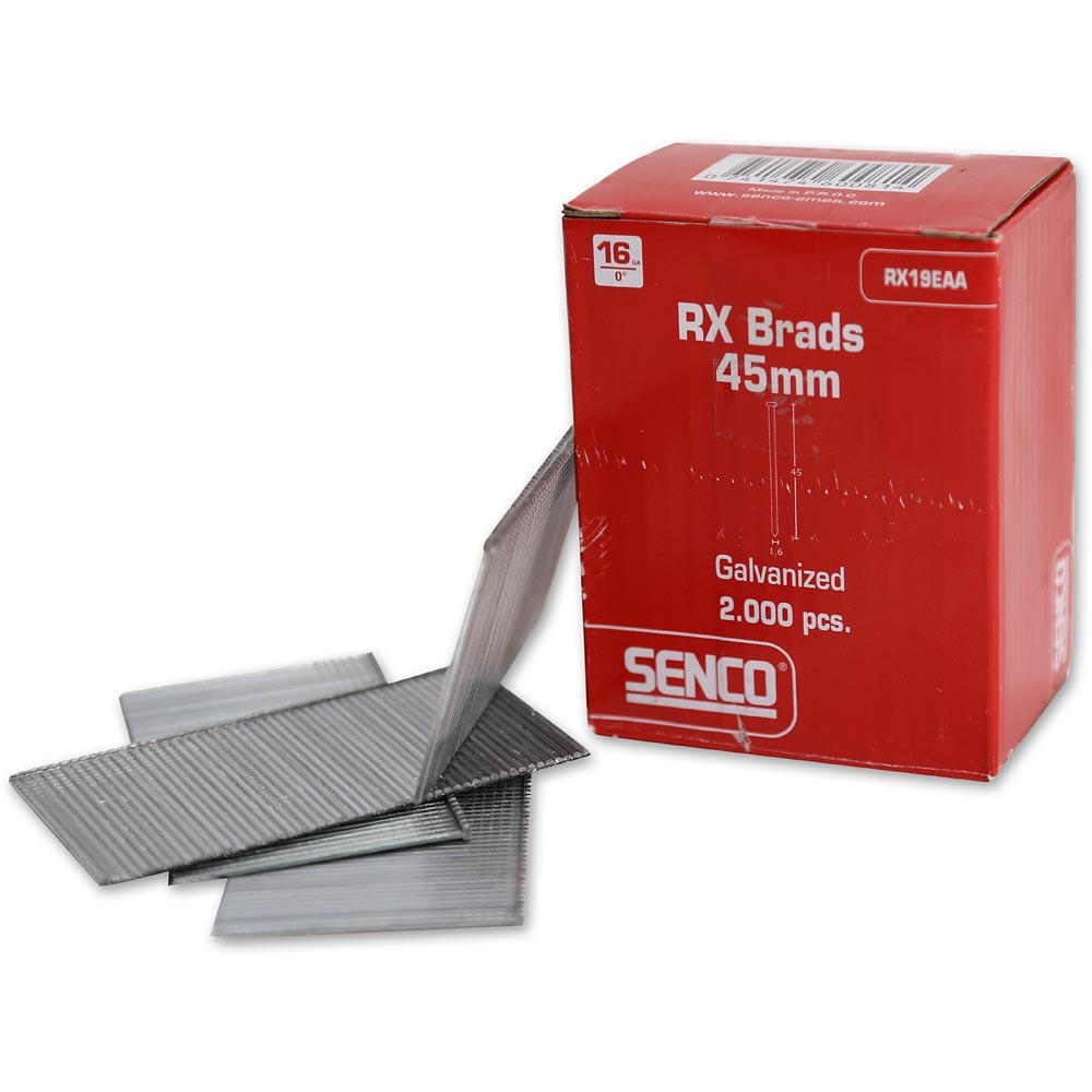 SENCO RX 16-gauge Finish Nails Galvanised 2,000 - 45mm