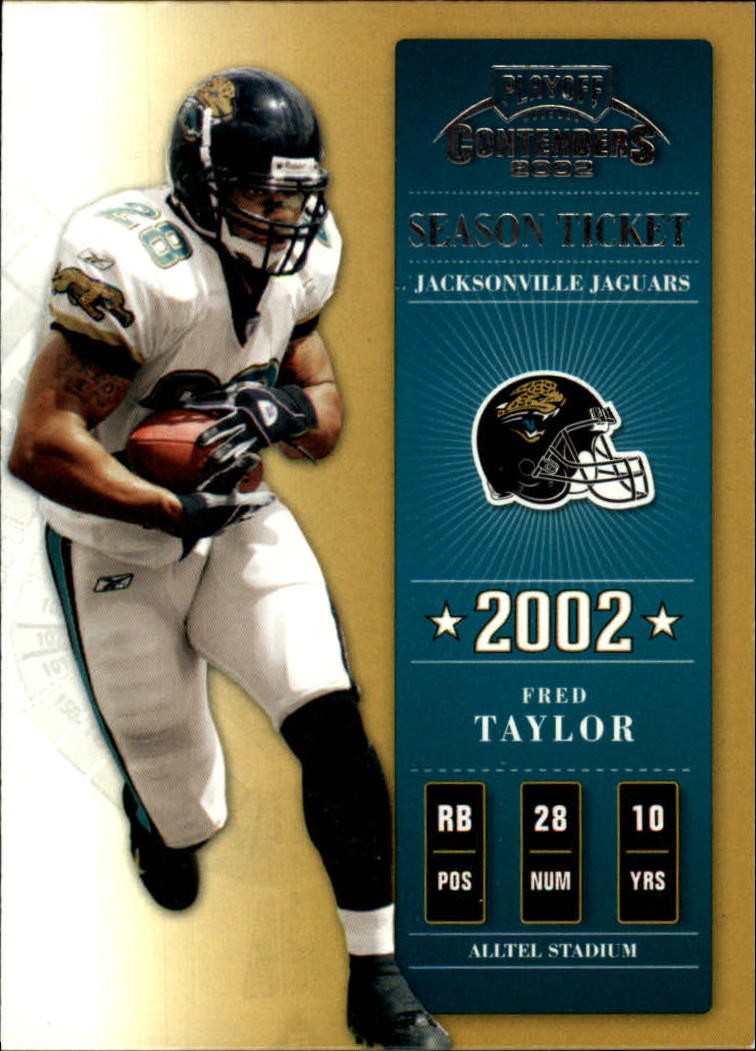 2002 Playoff Contenders #28 Fred Taylor - FB