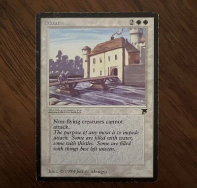 MTG　Moat　レジェンド　英語版 English Moat*** MTG Legends Magic Revised Moat | eBay