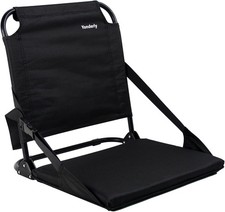 Stadium Seats W/ Back Support Bleacher Seat W/ Storage Pockets Ideal Viewing