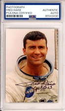 FRED HAISE APOLLO 13 ASTRONAUT PHOTO PSA DNA COA AUTHENTIC SIGNED AUTOGRAPH NASA