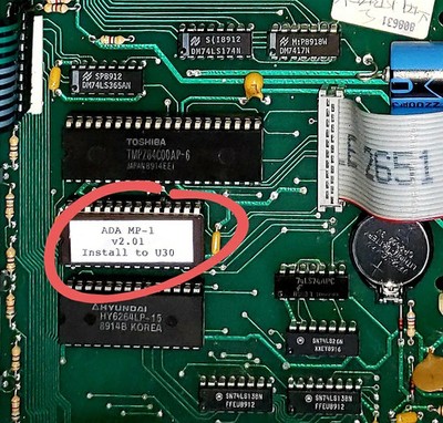 ADA MP-1 version 2.01 Firmware OS Upgrade EPROM chip, SAME DAY SHIPPING