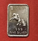 Fine .999 Silver Bar With Unicorn Image! Great Bullion For Young Investors!