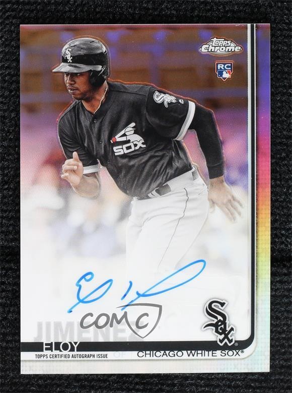 2019 Topps Chrome Rookie Auto Refractor 447/499 Eloy Jimenez #RA-EJ Auto 11gj