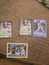 Bo Jackson (Football/baseball) 1988. 1989. (2) 2024. See Pics For Condition.