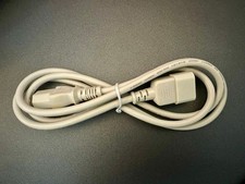 Image of IEC 1.5m 10A Extension Power Cable / C20 Male to C19 Female Lead in Grey - NEW!