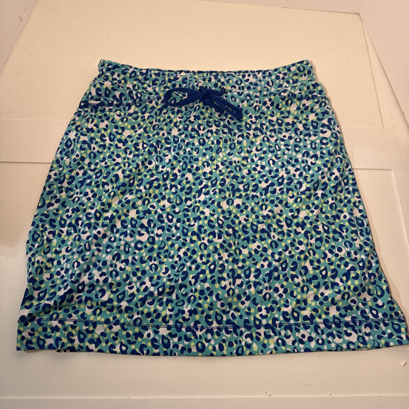 Weekends By Chicos Blue Pattern Classic Skort Wom… - image 1