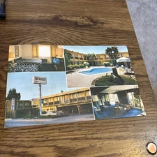 Mermaid Inn, Menlo Park California Multi View Oversized Postcard 5" x 9"