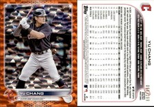 Yu Chang 2022 Update Base Orange Foilboard #US203  /299