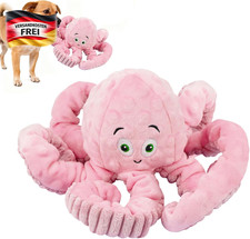 Hundespielzeug Quietschend f&uuml;r alle Rassen interaktives Pl&uuml;sch Oktopus Ziehspiel