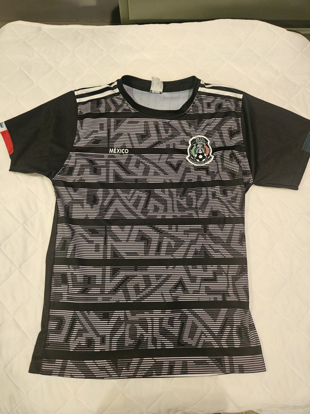 Adidas Mexico National Team Jersey youth L 14 Blk Climachill Soccer 2019