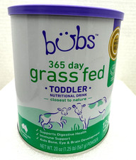 BUBs 365 Day Grass Fed TODDLER 12-36m Whole Milk Nutritional Drink Powder 2027