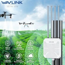 WAVLINK AX1800 Outdoor WiFi 6 Extender Long Range Wireless Router for Yard Park