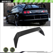 Unpainted For 2002-2006 Acura Rsx Dc5 Type R Rear Black Trunk Spoiler Wing
