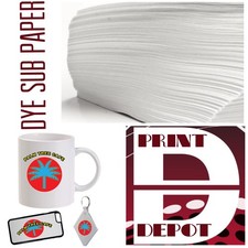 Sublimation Paper 105g 8.5"x11" 100 Sheets for Inkjet Printers Heat Transfer