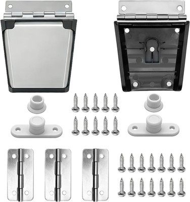 Cooler Hinges & Latch Replacement Kit for Igloo - Stainless Steel & ABS Parts wi