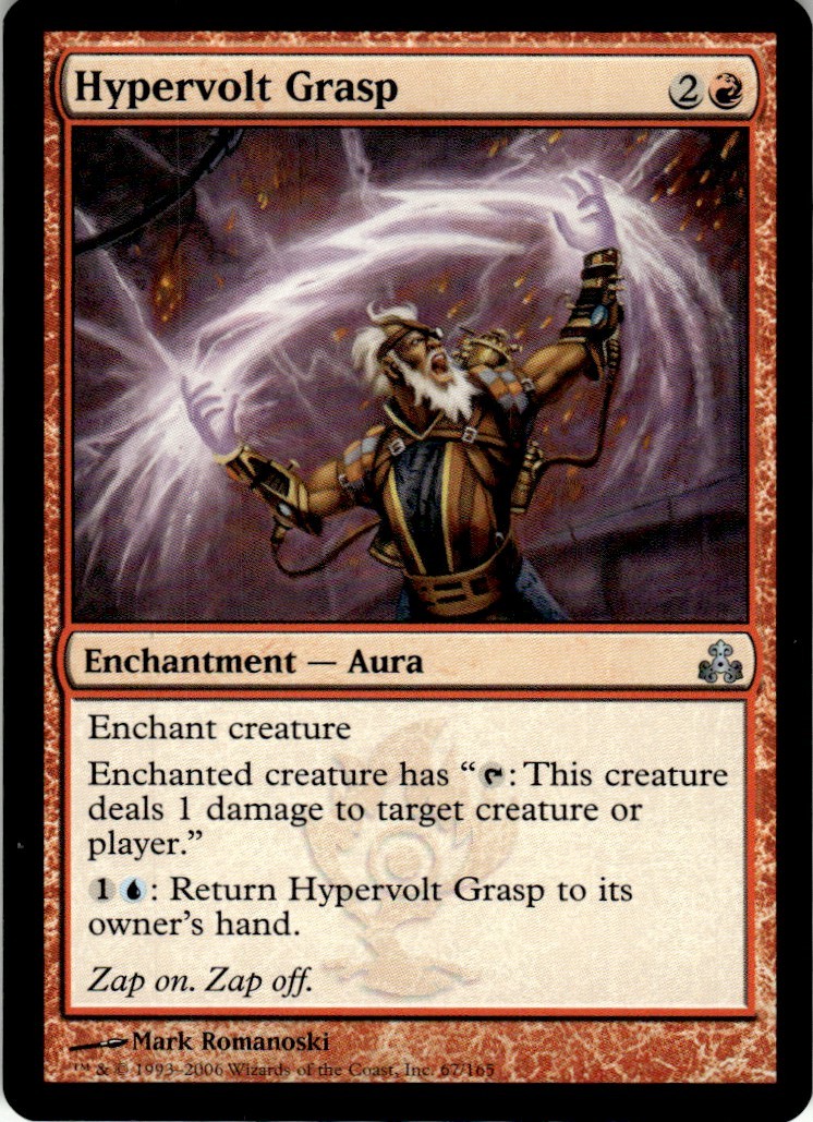 2006 Guildpact Hypervolt Grasp MTG/Magic the Gathering Uncommon #67