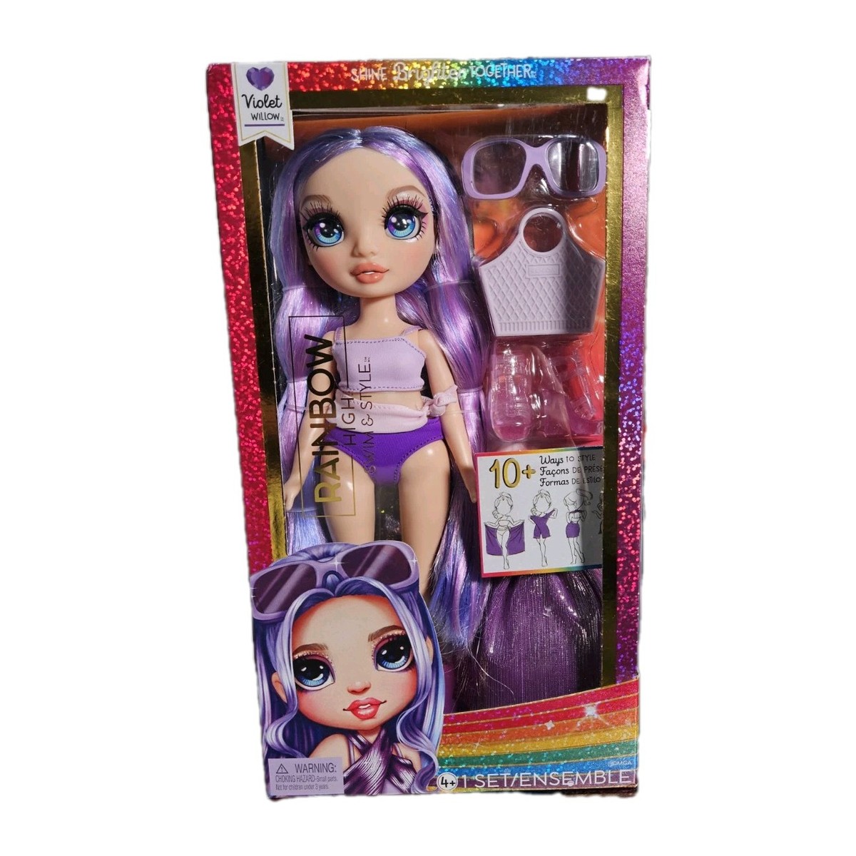 Rainbow High Swim & Style Violet Willow Brand New | eBay