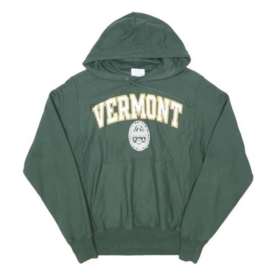 CHAMPION REVERSE WEAVE Herren Grün Vermont Pullover Hoodie S Baumwollmischung