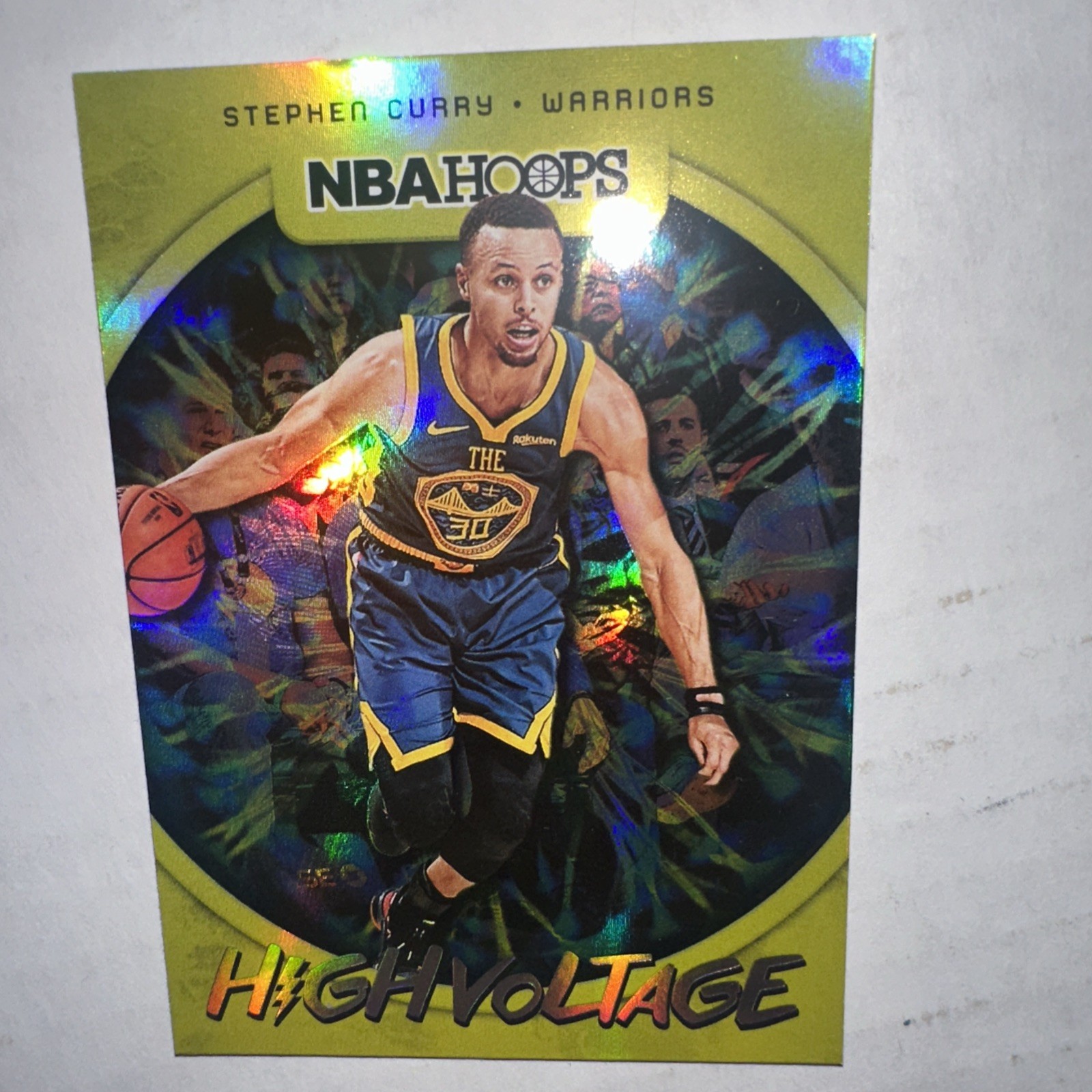 2019-20 Panini NBA Hoops - High Voltage Stephen Curry #10