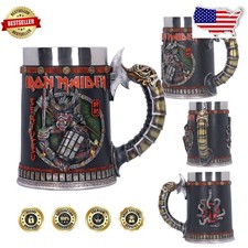 Iron Maiden Tankard con licencia oficial - Samurai Eddie - Banda de rock de 20 oz