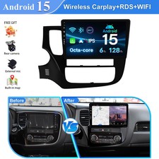 Autoradio 128G Carplay Android 15 per Mitsubishi Outlander 2012-18 GPS DSP WIFI