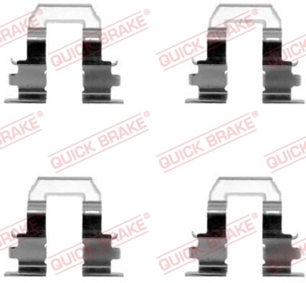 Quick Brake ZubehöRsatz Scheibenbremsbelag 109-1255 FüR Toyota Corolla Compact-image